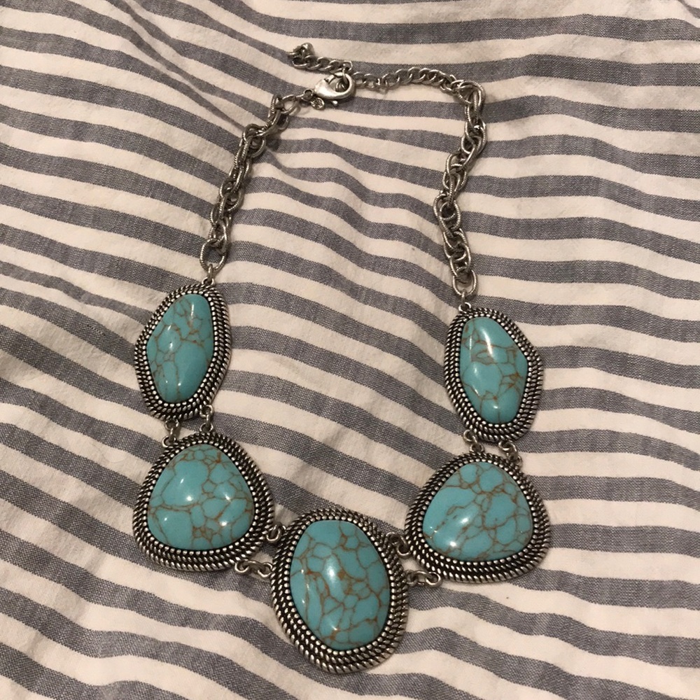 Boho chic statement necklace